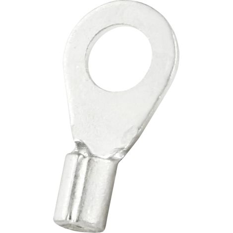Cosses à œillet RS PRO, Non-isolée, Argent, 1.5mm², M4, 8mm