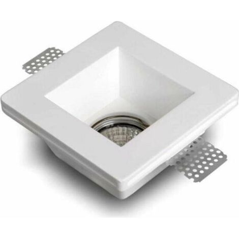 Gs-02 Support De Spot Encastré Carré Pour Plâtre Avec Glissière Rétractable (1/3)
