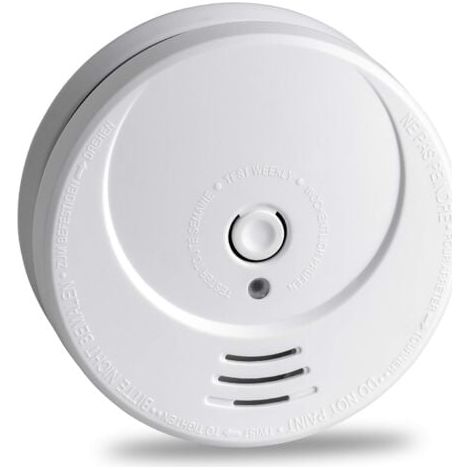 Smoke detector, photoelectric, long-life lithium battery (10 years), fire alarm GS506G (1/4)
