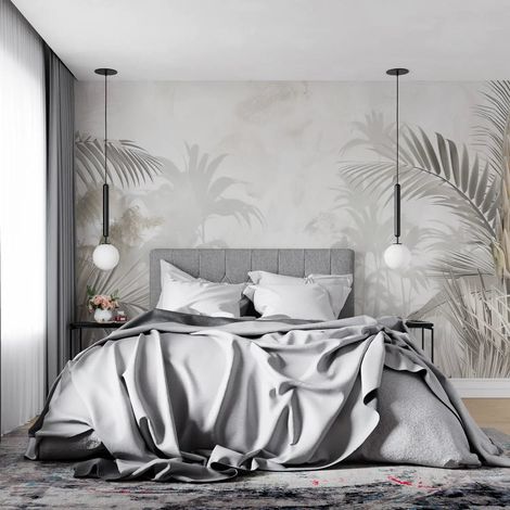Papier Peint Tropical - Ombres Exotiques - 150 x 250 cm (1/2)