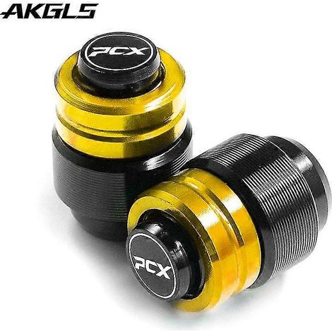 Cache-valve de pneu étanche pour moto Honda PCX 125, PCX 150, PCX 160 (2010-2022) - Couleur or (1/5)