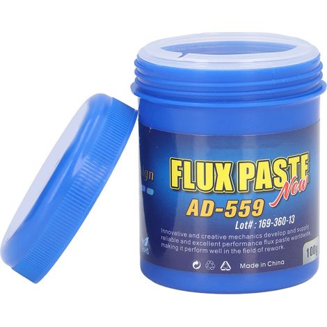 Pâte à souder écologique, flux de soudure pour réparation électronique 100 g AD-559