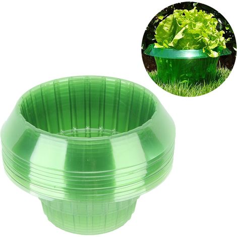 Cloches de jardin robustes en plastique 10 couvertures protecteur anti-pests et anti-snails Domaine réutilisable pour plants et seed 633g (1/5)