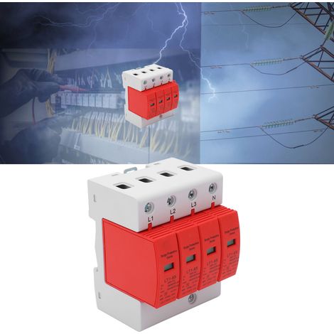 LT1-65 Parafoudre 385 V CA 4P 30-65 kA Interrupteur de protection contre les surtensions (1/5)
