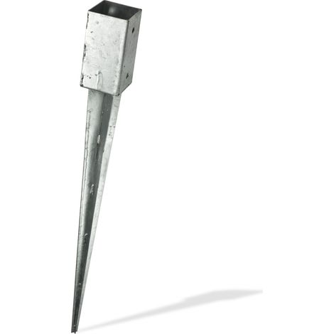Pfostenträger Einschlagbodenhülse eckig 71x71x900mm feuerverzinkt
