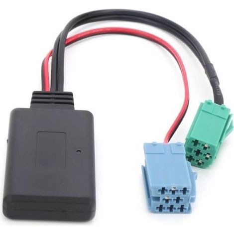 Adaptateur audio - Drfeify - Mini connecteur ISO 6Pin 8Pin - Bluetooth 5.0 - AUX - Renault Clio/Espace (1/4)