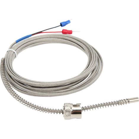 Temperaturfühler Typ K (Thermoelement), robust, störungsfrei, korrosionsbeständig, langlebig, präziser Regler, 3-Meter-Kabel (1/5)