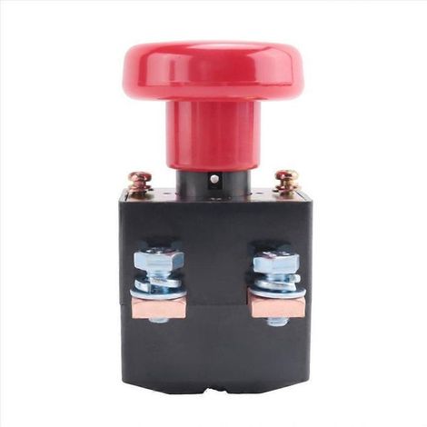 Interrupteur à bouton-poussoir de déconnexion d'urgence ED250 (CZK250) 48 V pour véhicule automobile (1/5)