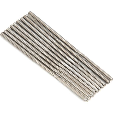 10 Stück 1,8 mm vollgeschliffene HSS-Reibahle für Schneidmaschinen mit geradem Schaft (1/5)