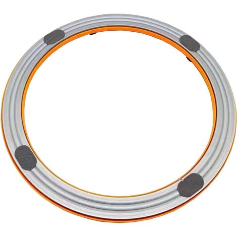 16" Plateau tournant en Alliage Avant, arrière en Plastique, Plateau tournant pour Table à Manger Heavy Duty Swivel 360° (Alloy Orange, 40cm/16in) (1/5)