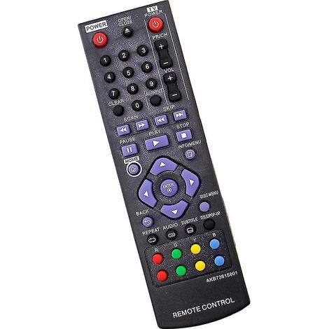 Ersatzfernbedienung AKB73615801 für LG BD670, BD570, BP220 und BP220N (1/4)