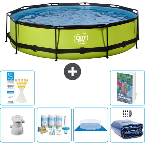 Exit Pool Rund - 360x76 cm - 7-teilig S289