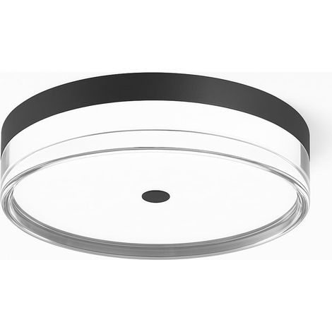 TRADE SHOP - Plafoniera Led 24 W A Soffitto Moderna Tecnologia Cct 3 Tonalità Selezionabili Bl300-3c - Nero (1/5)