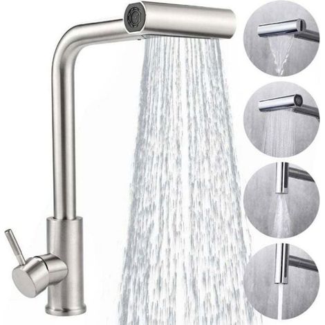 Enowelir Brosse de Nettoyage Électrique Sans Fil avec 8 Têtes, 3 Vitesses, 160 Minutes d'Autonomie et Bras d'Extension Réglable Noir (1/4)