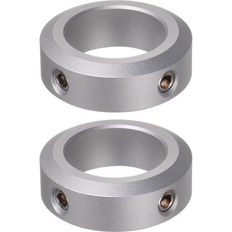 2pcs Bague de Réglage Bague Arrêt d'axe Butée Arbre Collier 30mm Alésage Aluminium Alliage, 46mm OD, 15mm Largeur pour Roue Brouette Pont Boîte Vitesses CNC Anodisation (1/5)