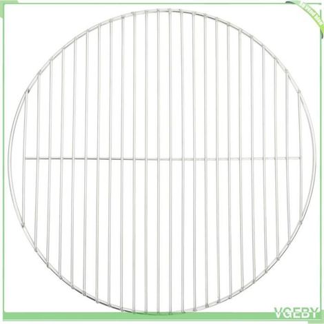 4010555 Grille de barbecue ronde 47 cm acier inoxydable 304 (1/5)