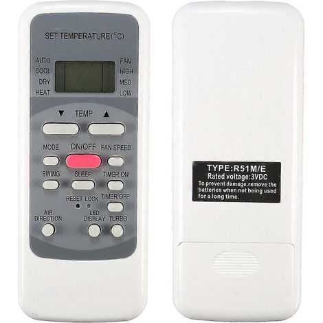Mando a distancia de repuesto para aire acondicionado Midea R51D R51M R51E RG51113/BGCE（）