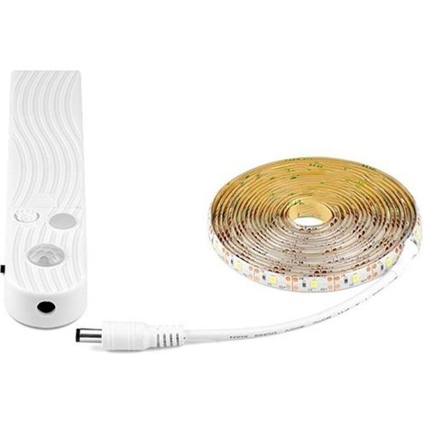 Lot lumineuse LED à détecteur de mouvement sans fil 1M 2M 3M, alimentée par batterie, pour placard, armoire, escalier, couloir, lampe de chevet