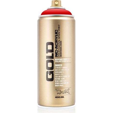 Bombe de peinture - Gold - Acrylique - Blood orange - G2095 - 400ml - Montana Cans