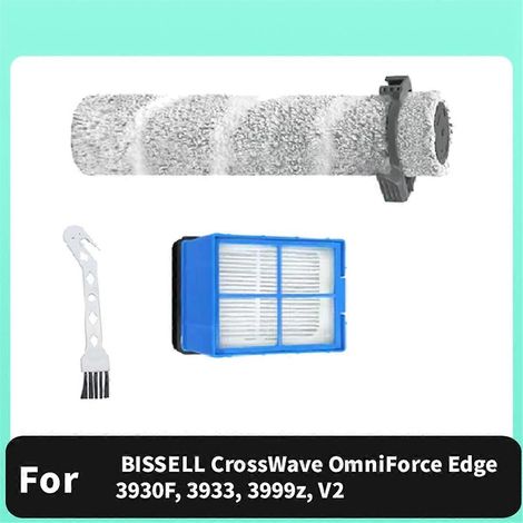 Ensemble de pièces de rechange pour autolaveuse OmniForce Edge 3930F, 3933, 3999z et V2 : brosse principale et filtre (1/4)