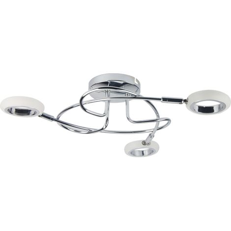 Plafoniera LED Candellux Aurelion 3 luci cromata 49cm