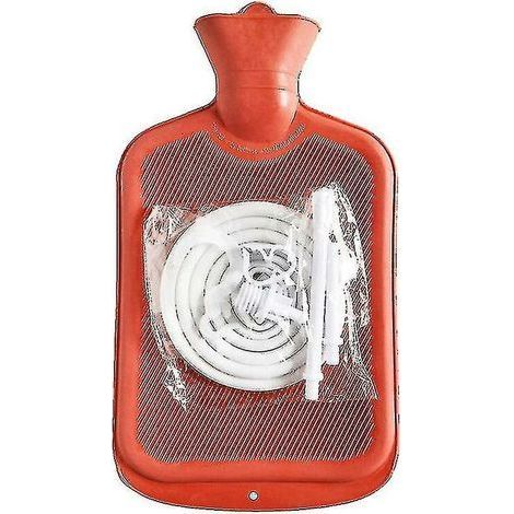 pair Colon Cleanse Enema Bag With Tubing Water Bottle Shower Douche & Home Adult Enema Kit (1/3)