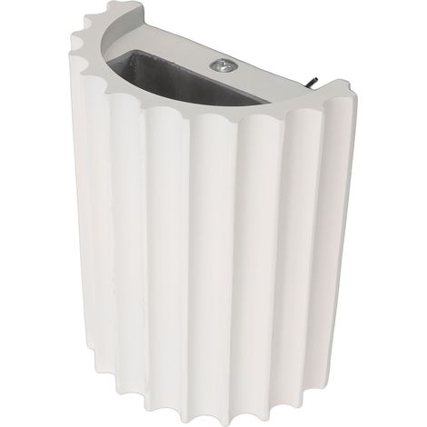 LED-Wandleuchte mit G9-Fassung, schlicht und elegant, ideal für Schlafzimmer, Wohnzimmer oder Eingangsbereich. 100–240 V, weiß. (1/5)