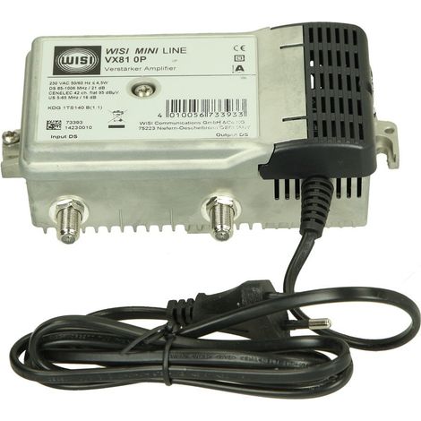 WISI BK amplificateur d’antenne domestique 18-21 dB VX810P