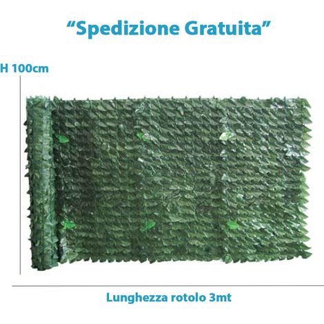 Siepe sempreverde lauro serie plus pe verde h.cm 100 l.mt 3 (1/3)