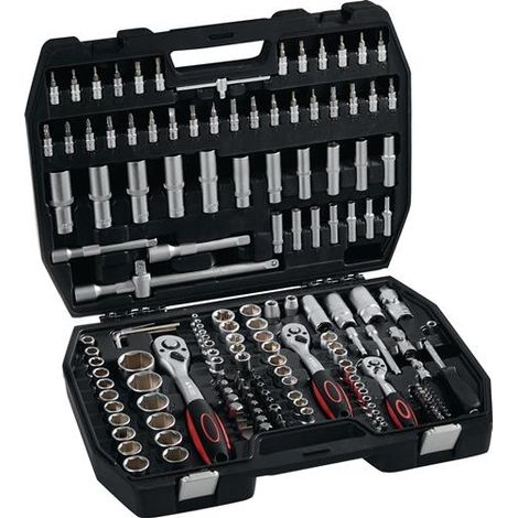 NOW Steckschlüsselsatz ( 4000802092 ) 171-teilig 1/4 + 3/8 + 1/2 ″ Anzahl Zähne 72/72/72 6-Kant (1/5)