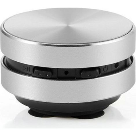 Enceinte Bluetooth portable compatible avec la conduction osseuse et son stéréo (argent) (1/5)