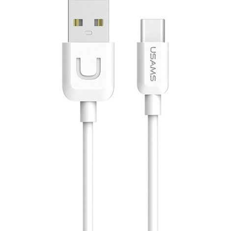 USAMS U-Turn USB-C Kabel 1mweiß/weiß 2A TCUSBXD02 (US-SJ099) (1/2)