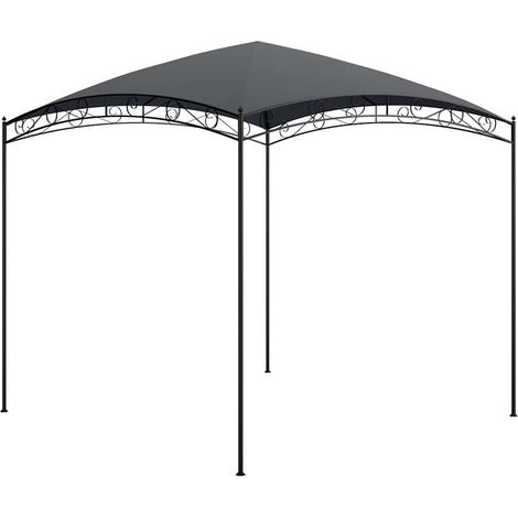 vidaXL Cenador gris antracita 3x3x2,65 m 180 g/m² (1/5)