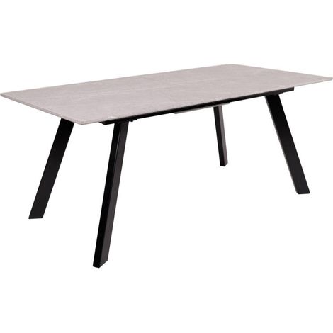 Tavolo allungabile Wilder XL grigio pietra venato/bianco cm 180-220x90x76 cm (1/2)