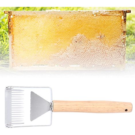 Grattoir à miel multifonction, fourchette à désoperculer les ruches, pelle à miel, outil d'apiculture (1/5)
