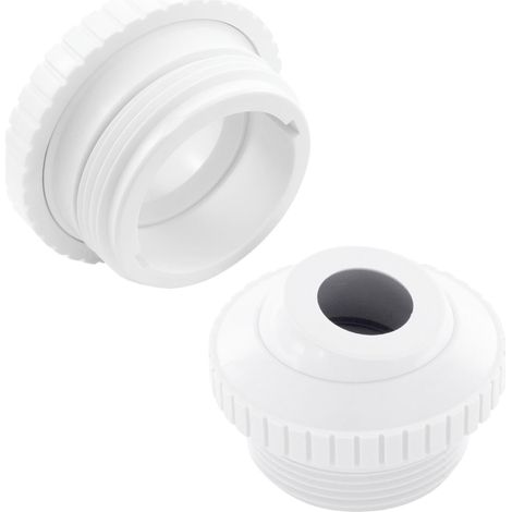 2pcs Adjustable Pool Filling Nozzle, Pool Nozzle with Swivel Head - Pool Outlet Nozzle and Pool Feed Nozzle for Pool, Pool Accessories White (1/5)
