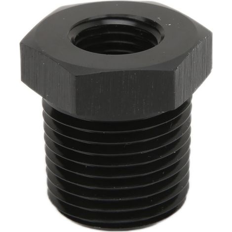 Adaptateur réducteur 1/4 pouces NPT mâle à 1/8 pouces femelle, raccord noir, accessoire Automobile. (1/5)