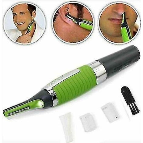 Elektrischer Nasenhaartrimmer. Präzisionsschere für Ohren, Hals und Augenbrauen. (1/5)