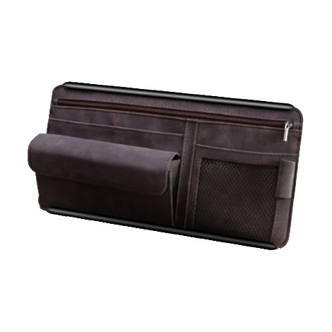 Organisateur de pare-soleil de voiture, sac de rangement pour pare-soleil de voiture et camion (1/2)