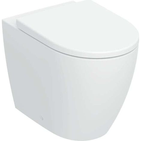 Geberit iCon Set Stand-WC, Tiefspüler, wandbündig, geschlossenes