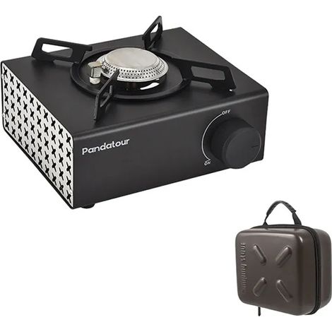 Réchauds de camping portables haute puissance 2000 W, four en métal pour extérieur, avec interface à ventouse magnétique, parfaits pour les pique-niques, les barbecues et la cuisine. (1/3)