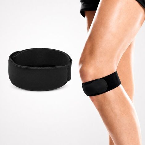 Sangle rotulienne – Genouillère réglable – Soutien sous la rotule – Taille unique – Noir – Sport et quotidien (1/5)