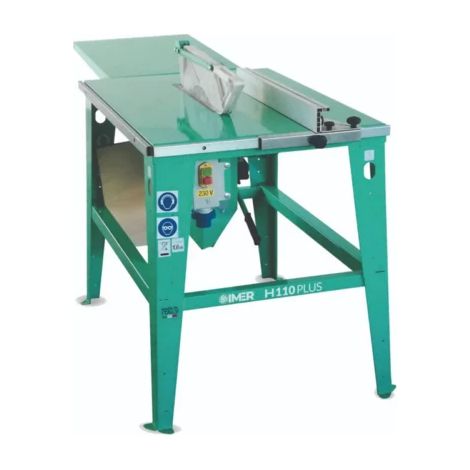 Scie à bois H 110 VF modèle triphasé