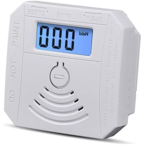 Détecteur de fuite de gaz électrochimique – Écran LCD 3 chiffres – Alarme sonore et lumineuse – Portée de détection 0 à 999 M – 2 piles AAA (1/5)