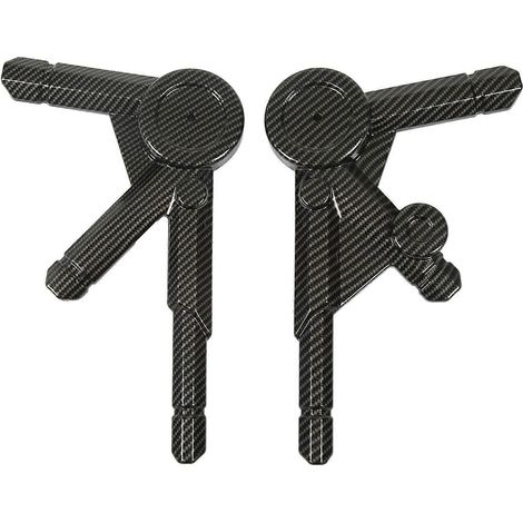 2 Motorrad-Seitenschutzplatten im Carbon-Stil, links und rechts, passend für R1250GS, R1200GS und LC Adventure Kotflügel (1/5)