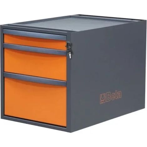 Beta C58CSH/O 3C Cassettiera per banchi componibili C58BC con 3 cassetti (1/3)