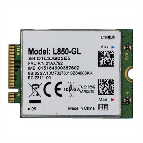 M.2 4G LTE L850-01AX792 Kartenmodul für X1 Carbon (1/5)