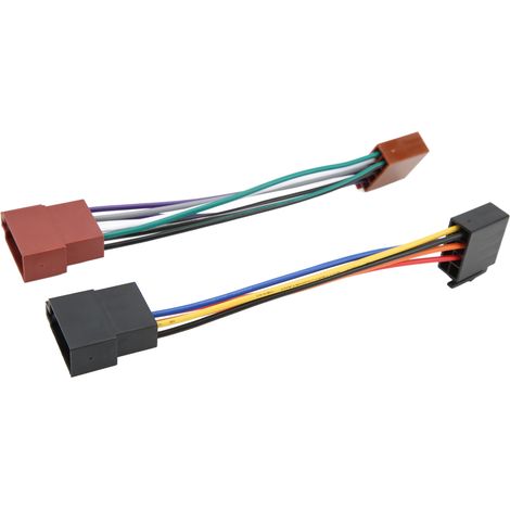 ISO-Stromkabel-Adapterkabel für Funkempfänger, 16-poliger ISO-Stecker auf Buchse (1/5)