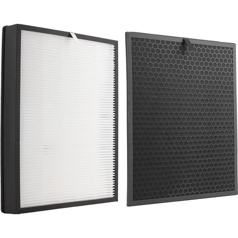 Luftreiniger-Filterset mit Filtersieb und Aktivkohlepatrone für leistungsstarke Leistung für Philips AC3252 (1/5)