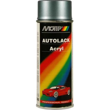 Peinture Acrylique Gris Metalise Spray 400ml Motip